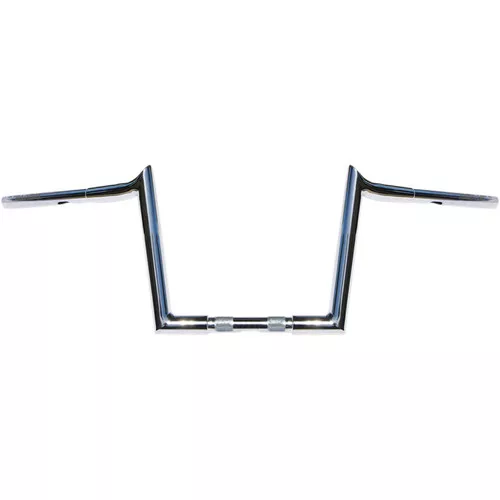 Wild 1 Chubby 1-1/4" Hooked Handlebars 10" - Chrome