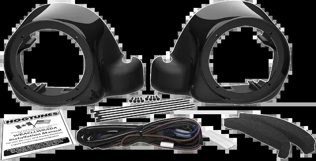 Wild Boar 6.5" Lower Speaker Adapters for 14-22 Harley Touring FLHT FLHX FLHTK