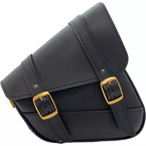 Willie & Max Dual Shock Brass Monkey Swingarm Bag - Black