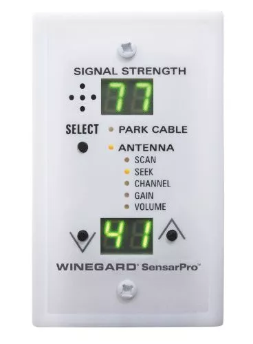 Winegard RFL-342 Sensar Pro White TV Signal Strength Meter