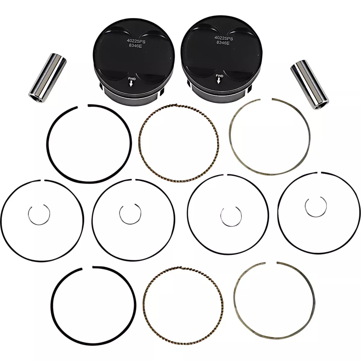 Wiseco Piston Kit – K2802 For Harley Touring 2017-2025