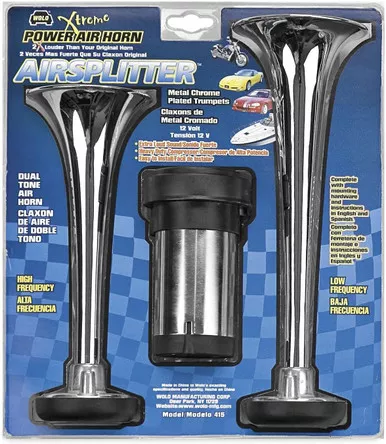 Wolo 415 Air Splitter Durable Metal Chrome Plated Horn