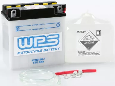 Wps Battery W/Acid 12N9-4B-1 - 12N9-4B-1