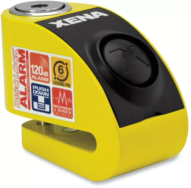 Xena XZZ6 Disc Lock With Alarm 6mm Pin