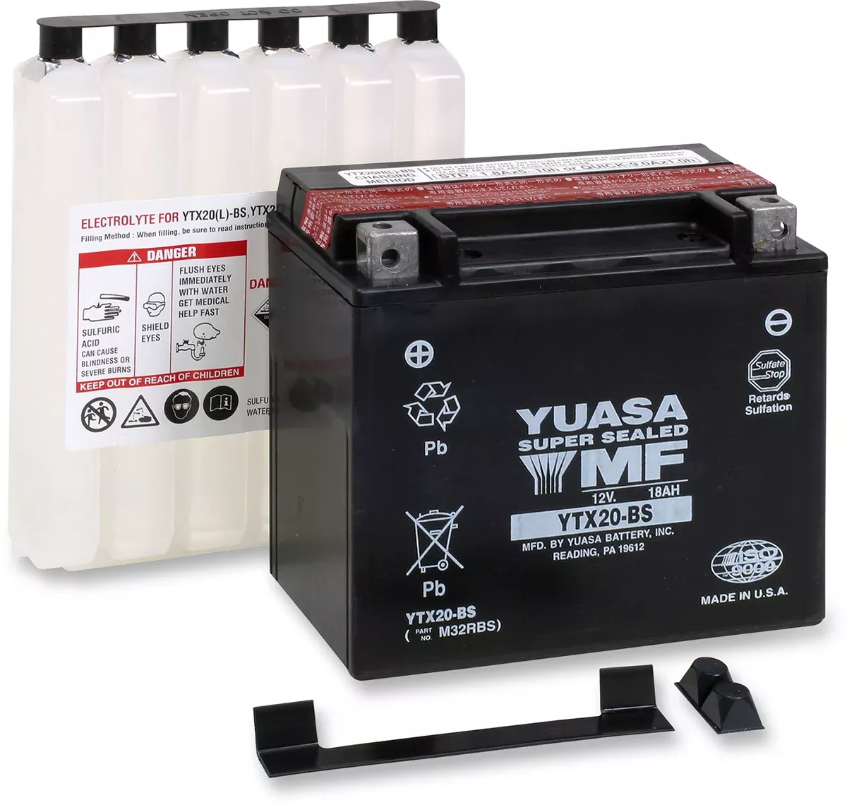Yuasa 12v Replacement Battery 1973-2023 Harley Softail Sportster Honda Ducati