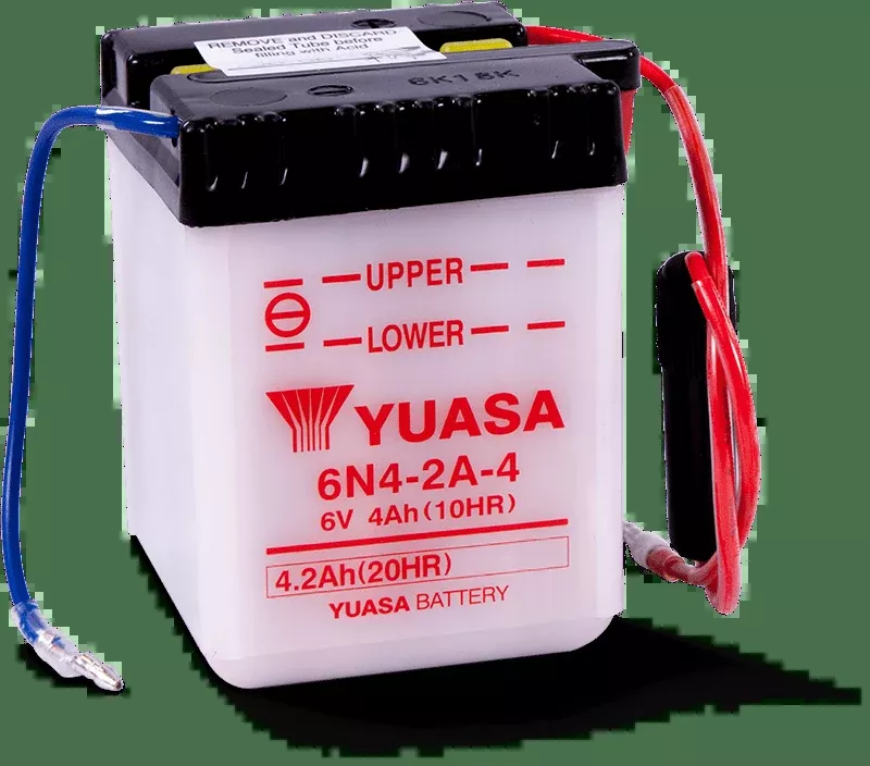 Yuasa 6N4-2A-4 Conventional 6-Volt Battery