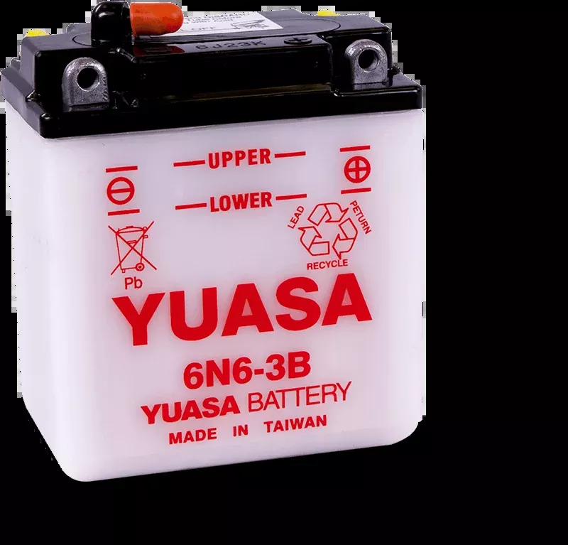 Yuasa 6N6-3B Conventional 6-Volt Battery