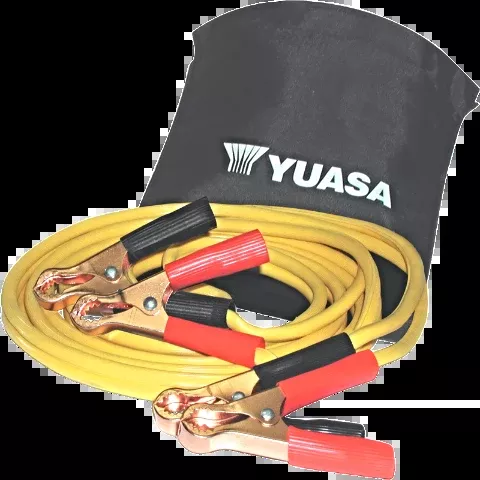 Yuasa 8″Heavy DutyBlack Yellow Red Universal Motorcycle Portable Jumper Cables