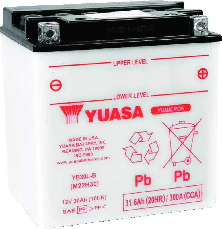Yuasa YB30L-B Yumicron CX 12-Volt Battery