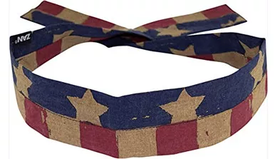 ZANheadgear Unisex-Adult Cotton Cooldanna (Rustic Patriot, One Size)