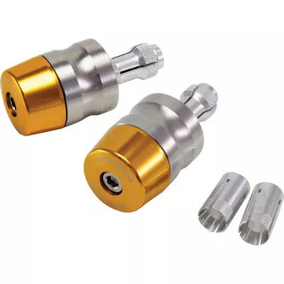 Zeta Gold Bar Ends With Stainless Bar Weight For Suzuki Models